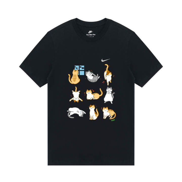 Nike Nike T Shirts Unisex Black Crew Neck Moderate