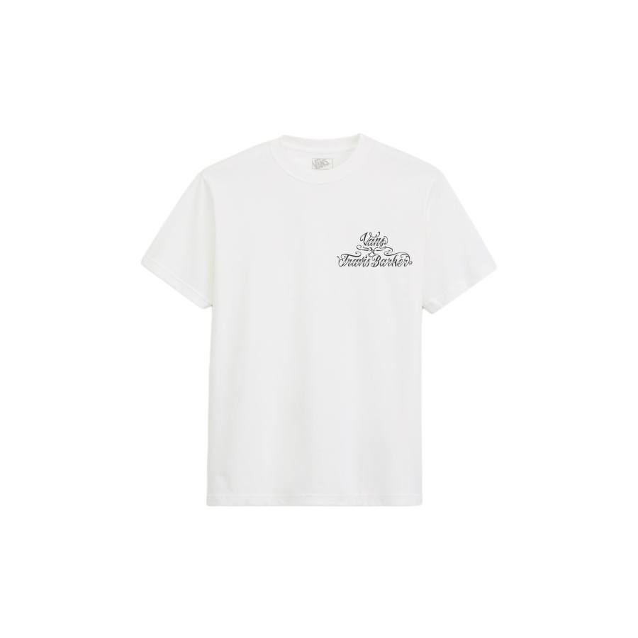 Vans Off THE WALL T Shirts Men's White Crew Neck Moderate