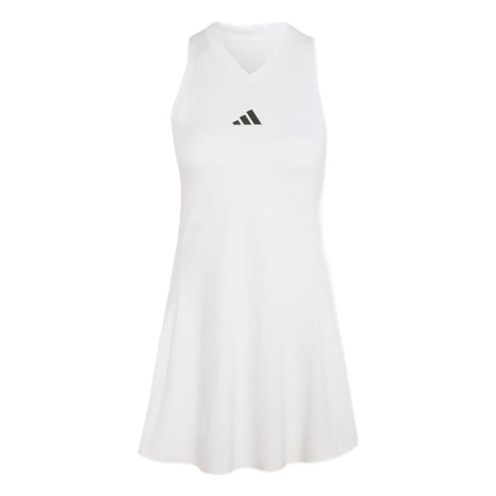 Adidas Adidas Tennis Sleeveless Dresses Women's White V Neck Moderate