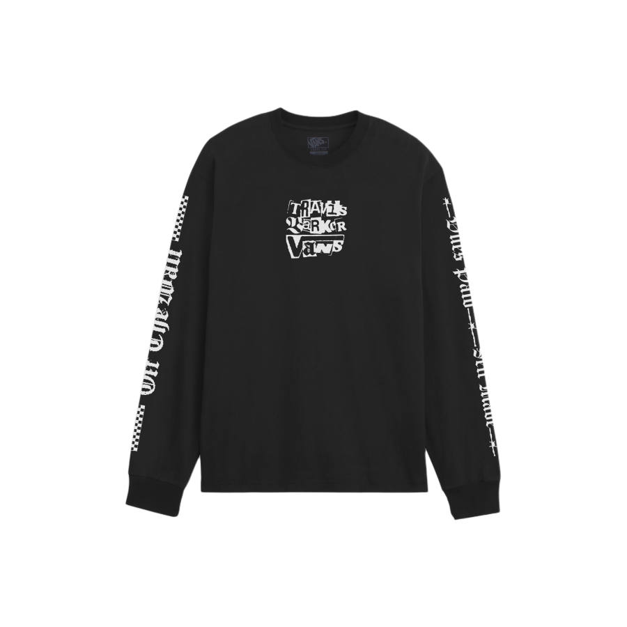 Vans Off THE WALL T Shirts Men's Black Crew Neck Moderate