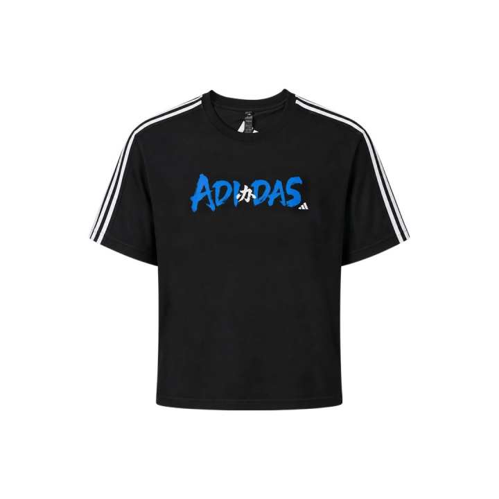 Adidas Adidas T Shirts Unisex Black Crew Neck Moderate