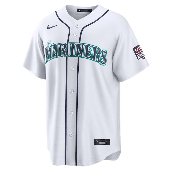 Nike Nike X MLB Baseball Jerseys Men's White V Neck Moderate