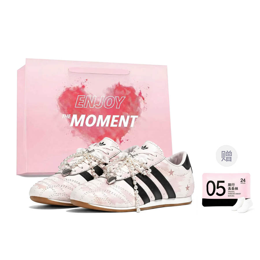 Adidas Originals Taekwondo Training Shoes Women's Low Top White/Pink