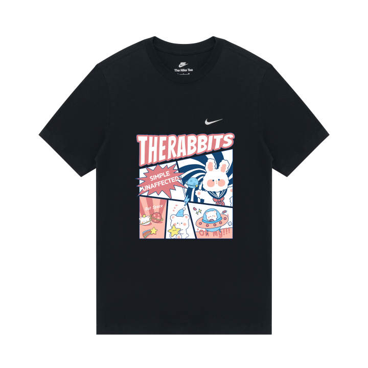 Nike Nike T Shirts Unisex Black Crew Neck Moderate