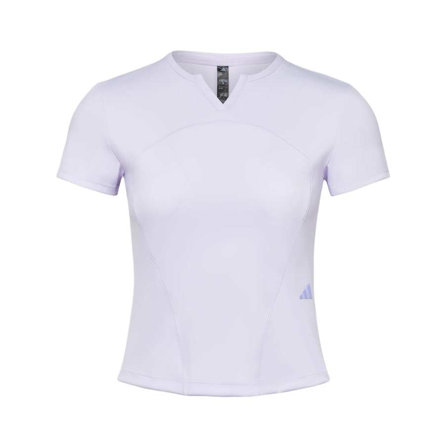 Adidas Adidas T Shirts Women's Purple V Neck Moderate Other