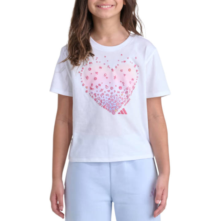 Adidas Adidas Kids T Shirts Crew Neck Moderate
