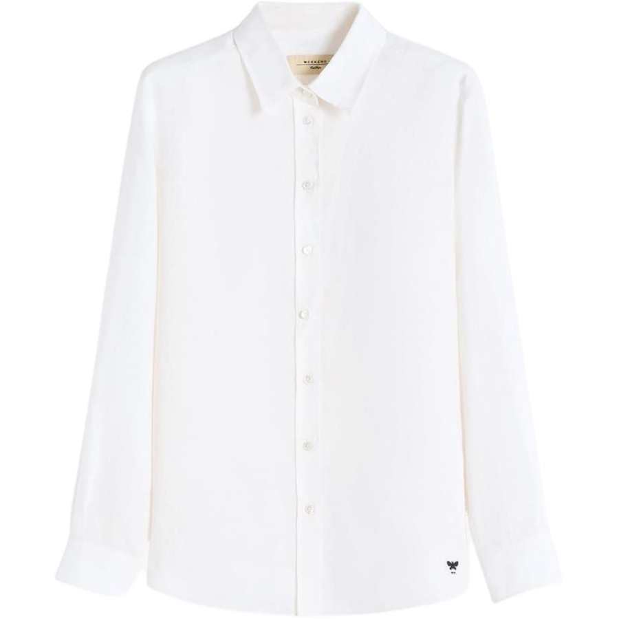 WEEKEND MaxMara WEEKEND MaxMara Shirts Women's White Lapel Moderate Other