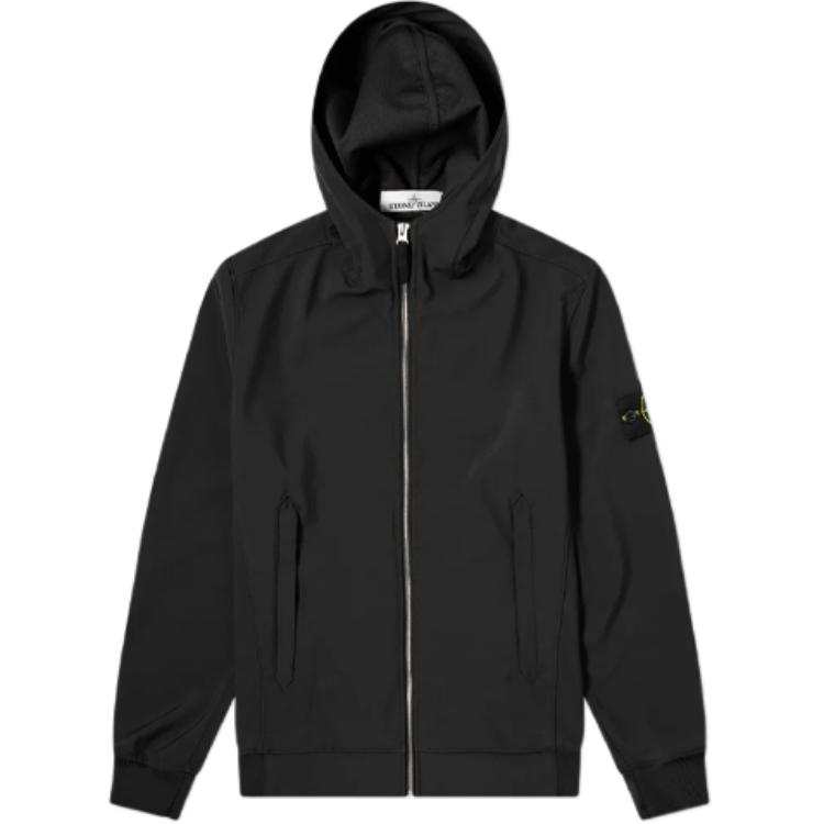 STONE ISLAND STONE ISLAND Jackets Men's Black Moderate