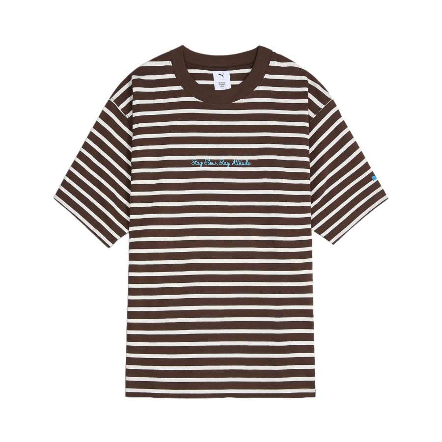 PUMA X MONDAY SLEEPING CLUB T Shirts Unisex Chocolate Crew Neck