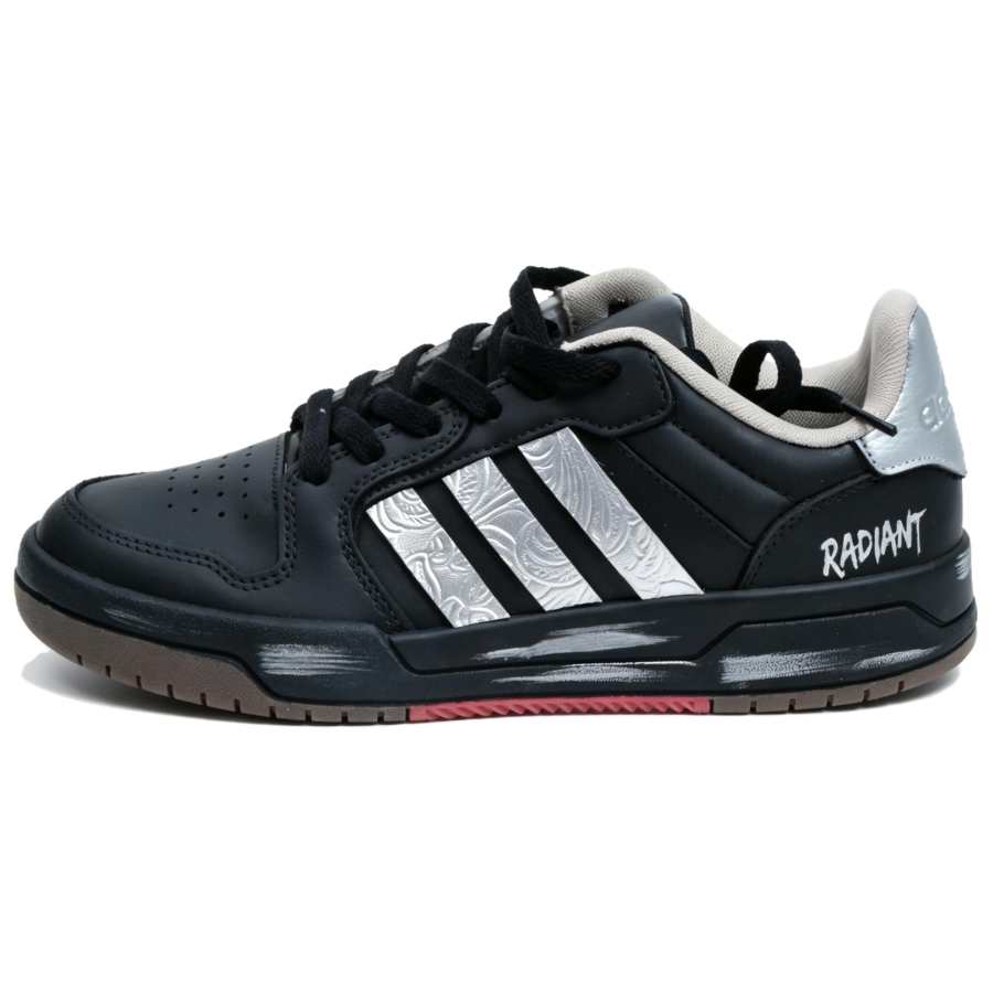 Adidas Adidas ENTRAP Skateboard Shoes Unisex Low Top Black/Silver