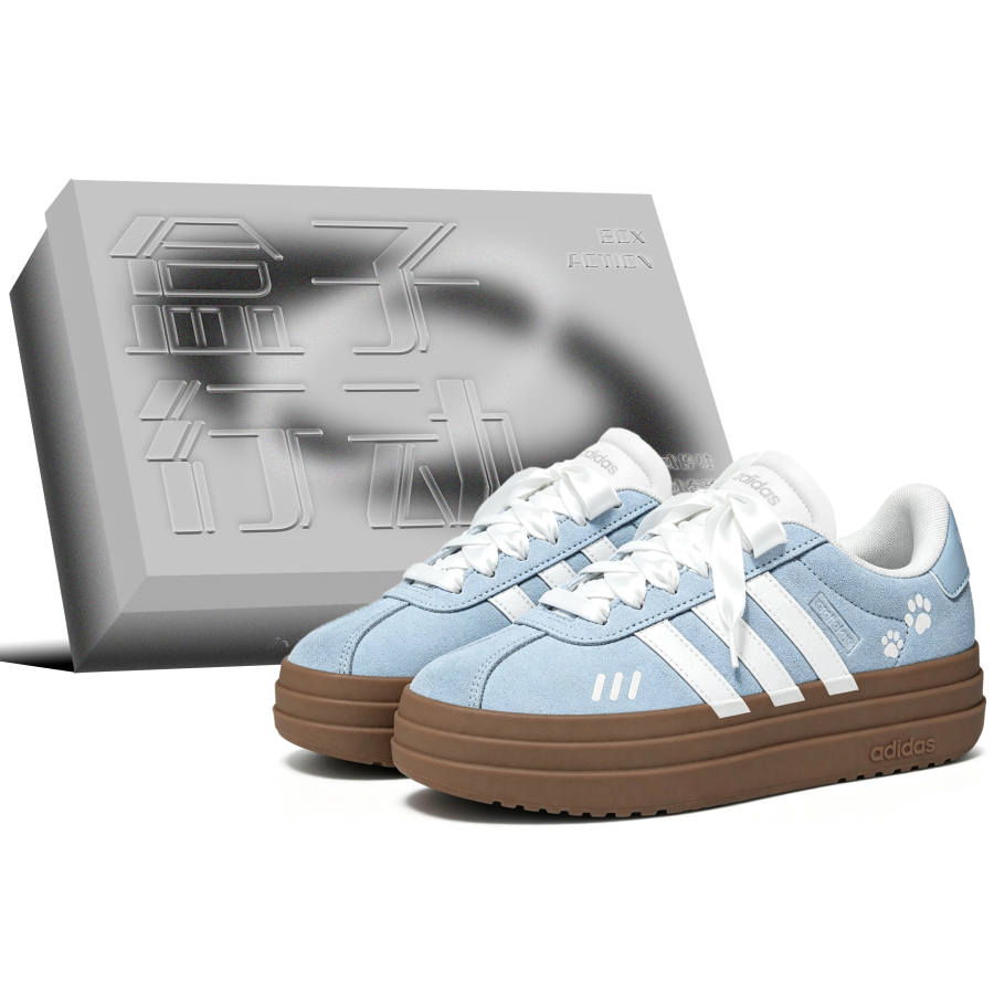 Adidas Adidas VL Court Bold German Army Trainers Women's Low Top White/Brown