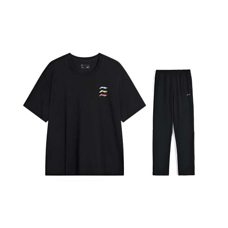 Li-Ning Li Ning Casual Sportswear Men's Crew Neck Moderate