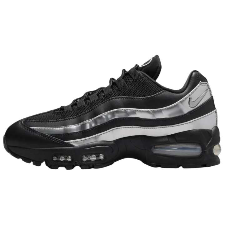 Nike Nike Air Max 95 Running Shoes Women's Black Silver