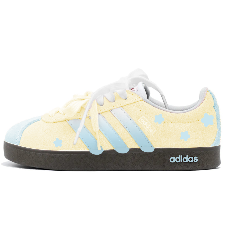 Adidas Adidas VL COURT 2.0 Skateboard Shoes Women's Low Top Yellow