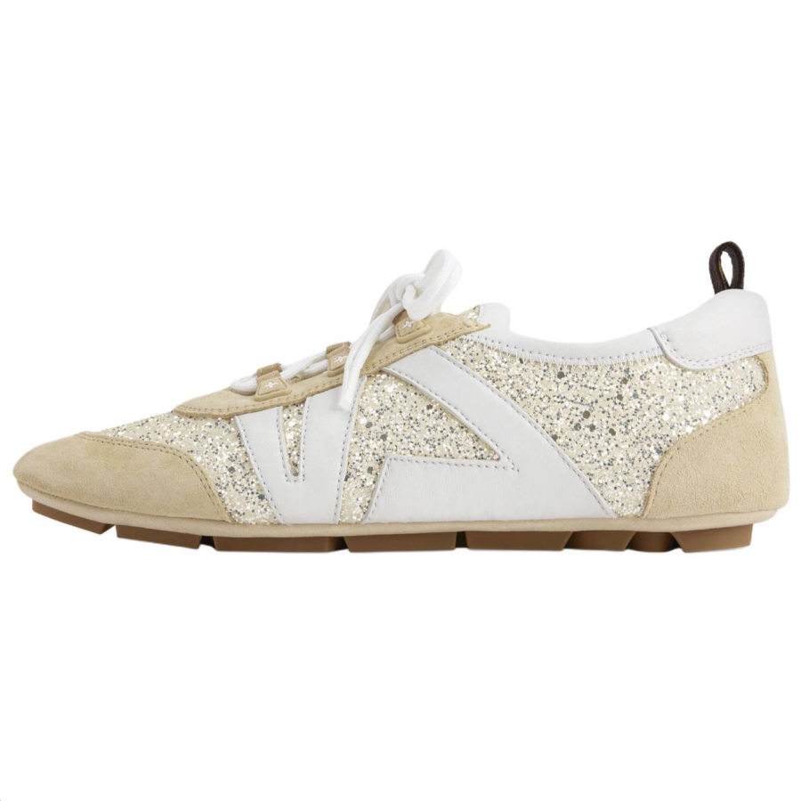 LOUIS VUITTON Casual Shoes Women's Low Top Beige Umber