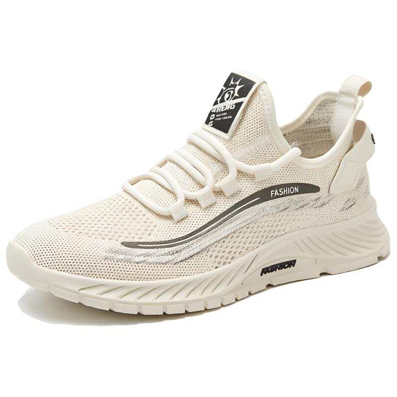 JBBCN Casual Shoes Men's Mid Top Beige/Black/Gray