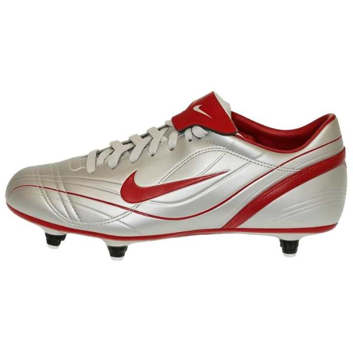 Nike Nike Pace Vapor Soccer Shoes Men's Silver Red