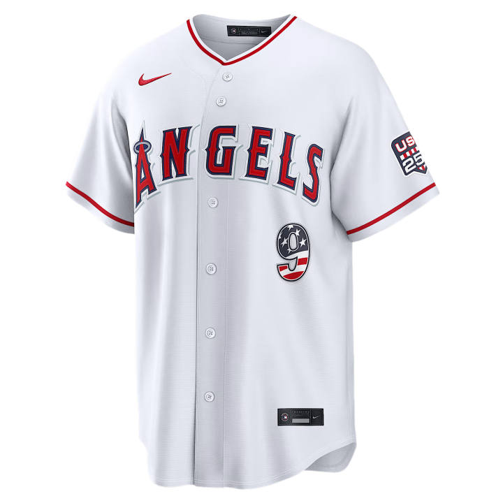 Nike Nike X MLB Baseball Jerseys Men's White V Neck Moderate