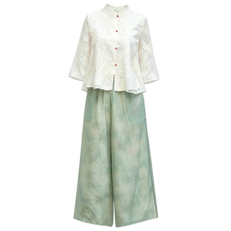 CPAURA Casual Suits Women's Stand Collar Moderate