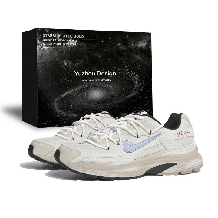 Nike Nike Initiator Running Shoes Unisex Low Top White Beige Blue Red Multicolor