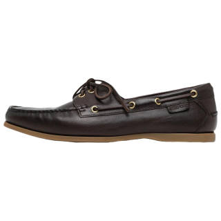TOM FORD Casual Leather Shoes Men's Low Top Coffee Brown