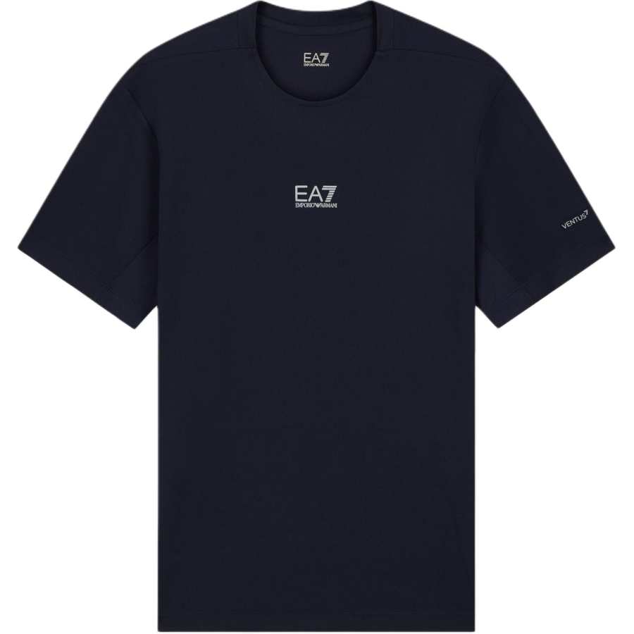 EMPORIO ARMANI T Shirts Men's Dark Marine Blue Crew Neck Moderate Other