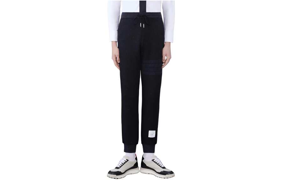 THOM BROWNE Thom Browne flecked knitted track pants