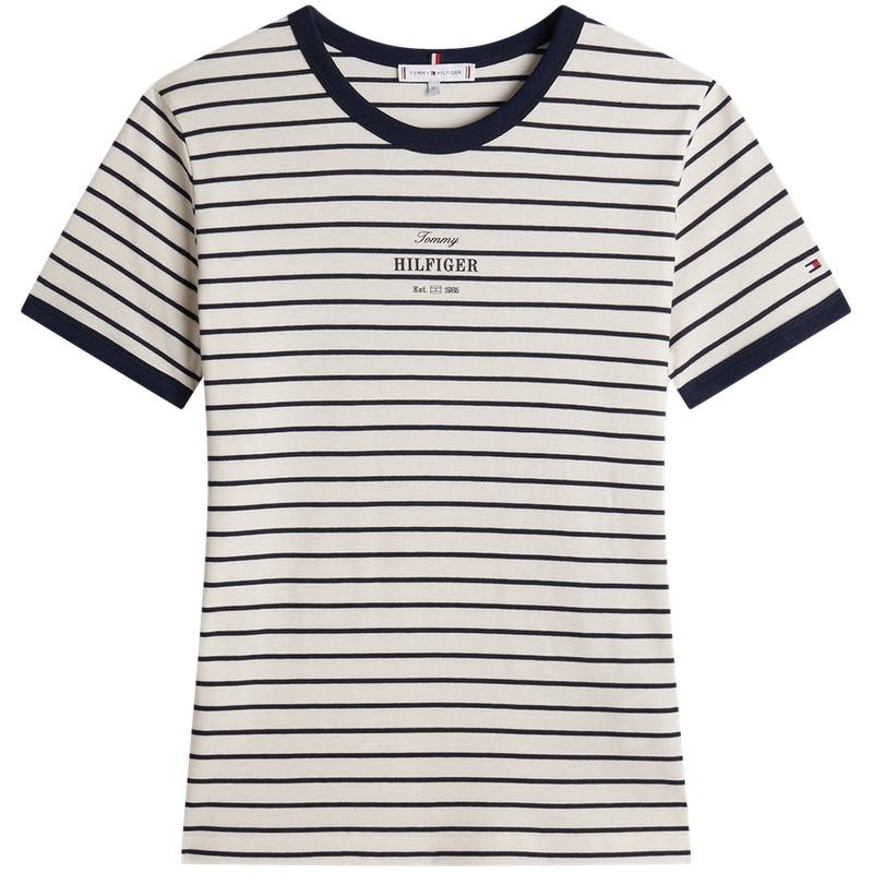 Tommy Hilfiger T Shirts Women's Crew Neck Moderate Other