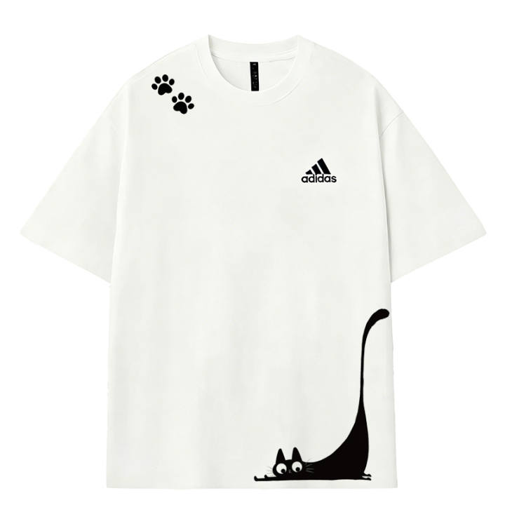 Adidas Adidas MUST HAVES T Shirts Men's White Crew Neck Moderate