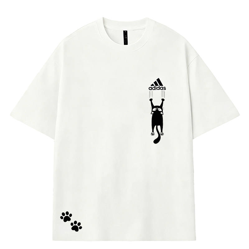 Adidas Adidas MUST HAVES T Shirts Men's White Crew Neck Moderate