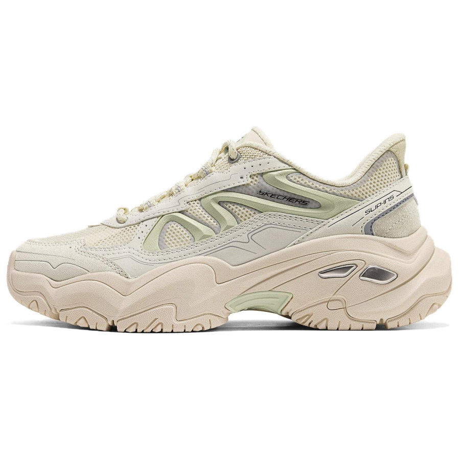Skechers DLITES Chunky Sneakers Women's Low Top Natural
