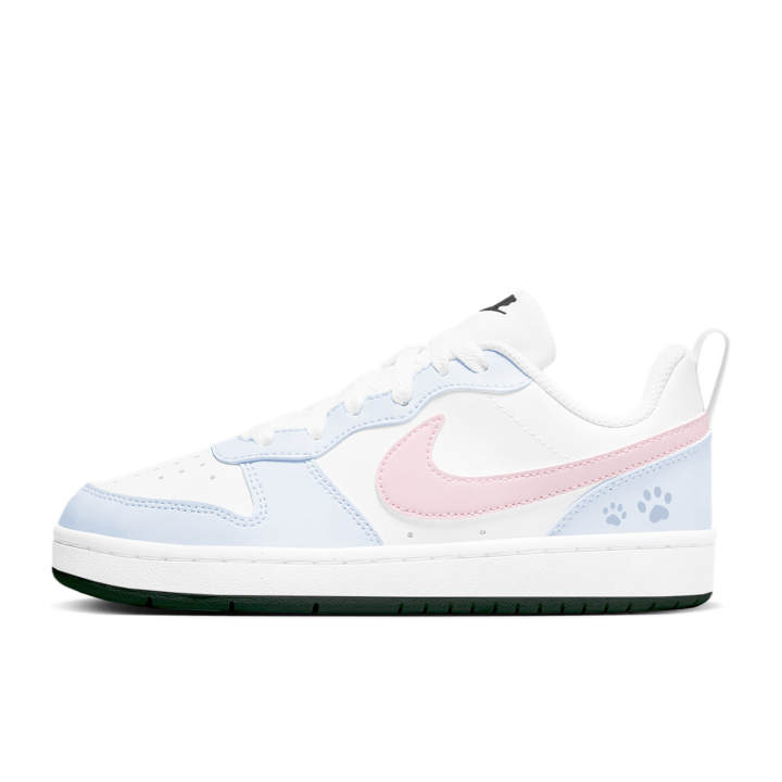 Nike Nike Court Borough 2 Skateboard Shoes Unisex Low Top Pink Blue