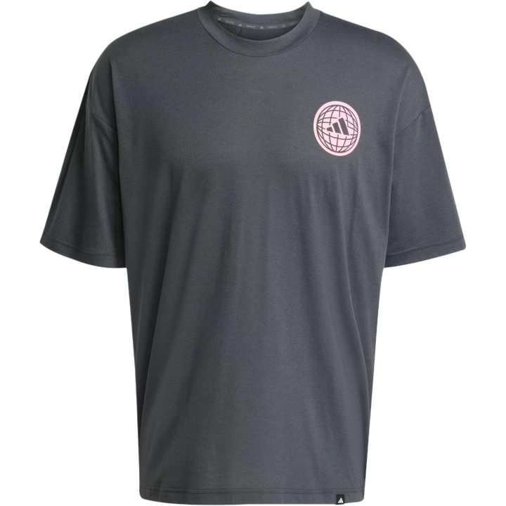 Adidas Adidas T Shirts Men's Charcoal Black Crew Neck