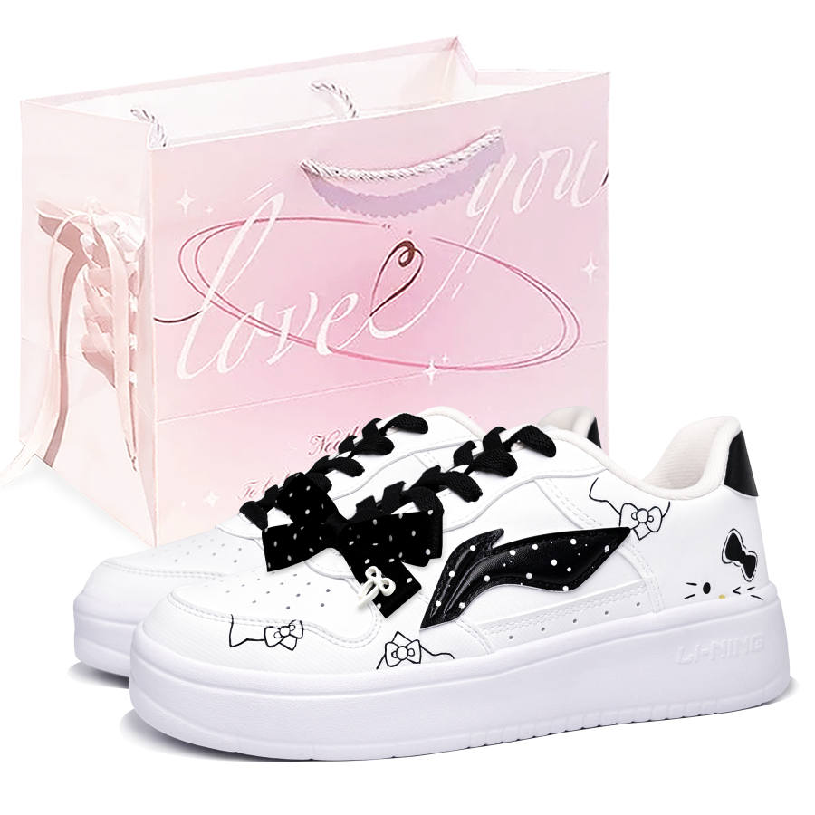 Li-Ning Li Ning Floating Boat Skateboard Shoes Women's Low Top White/Black