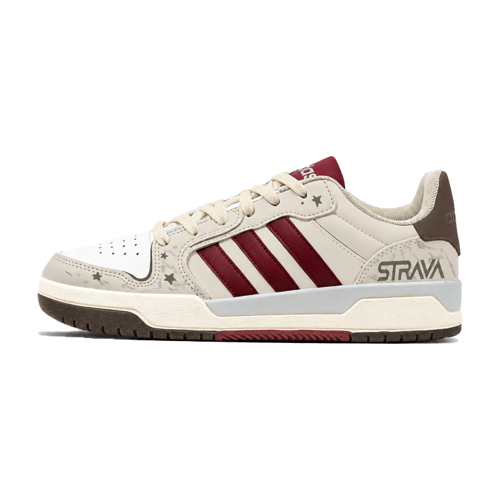 Adidas Adidas ENTRAP Skateboard Shoes Unisex Low Top Khaki, Red