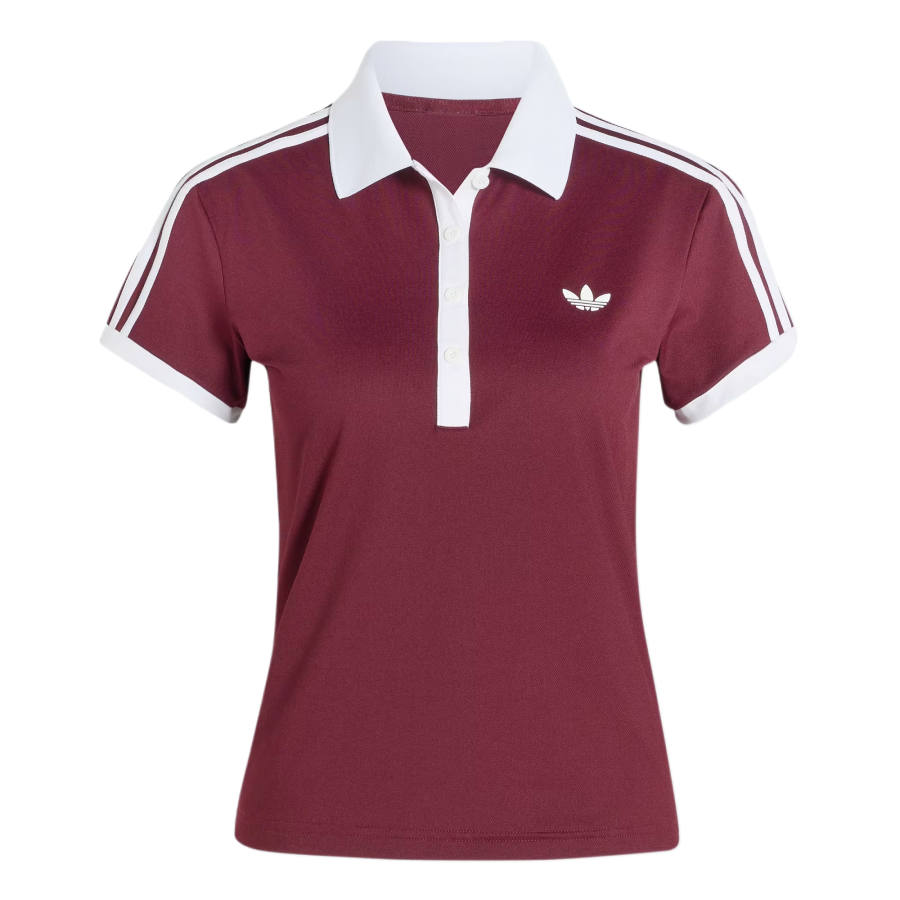 Adidas Originals Sport Performance Tennis Tops Women's Chestnut Polo Collar