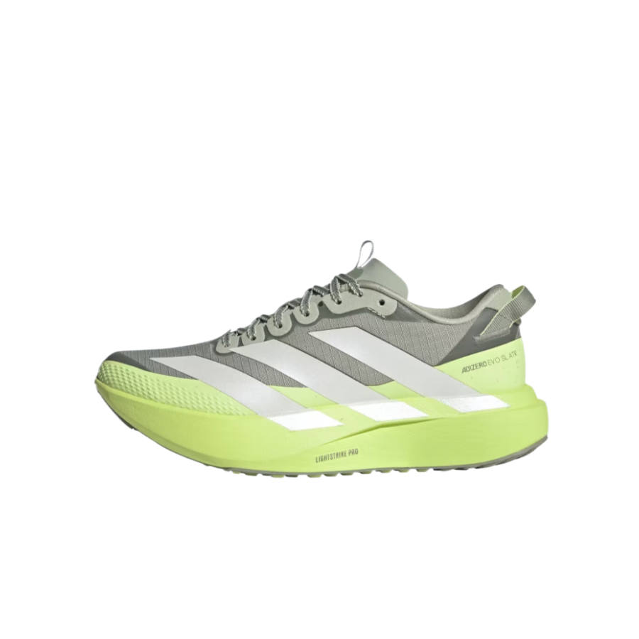 Adidas Adidas Adizero Evo SL Running Shoes Women's Low Top Halo Green/Zero Degree Metallic/Frozen Lemon