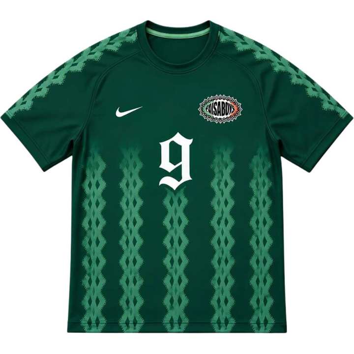 Nike Nike Soccer Jerseys Men's Green Crew Neck Moderate