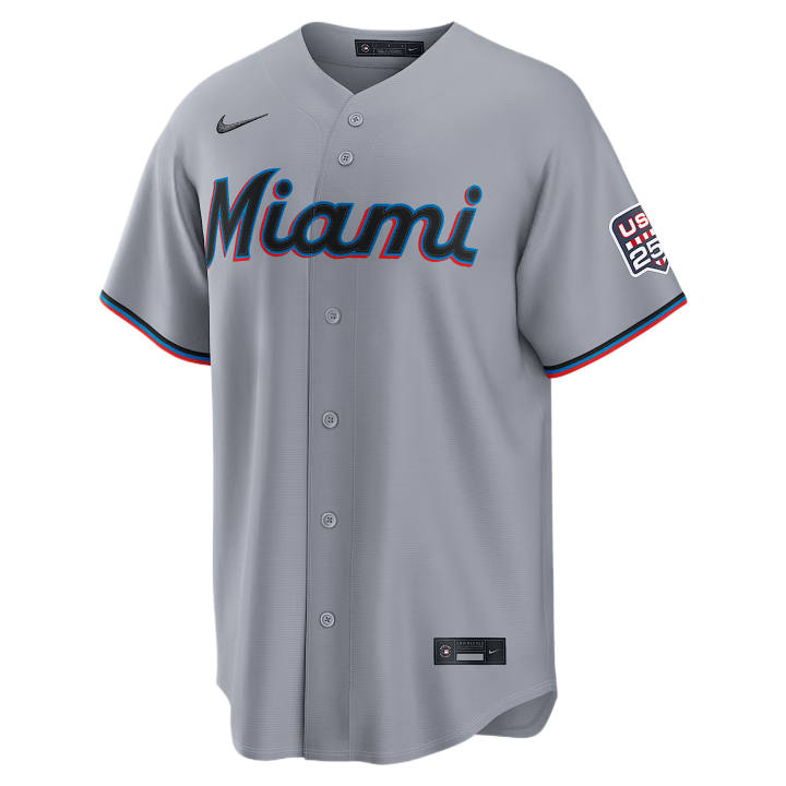 Nike Nike X MLB Baseball Jerseys Men's Gray Moderate
