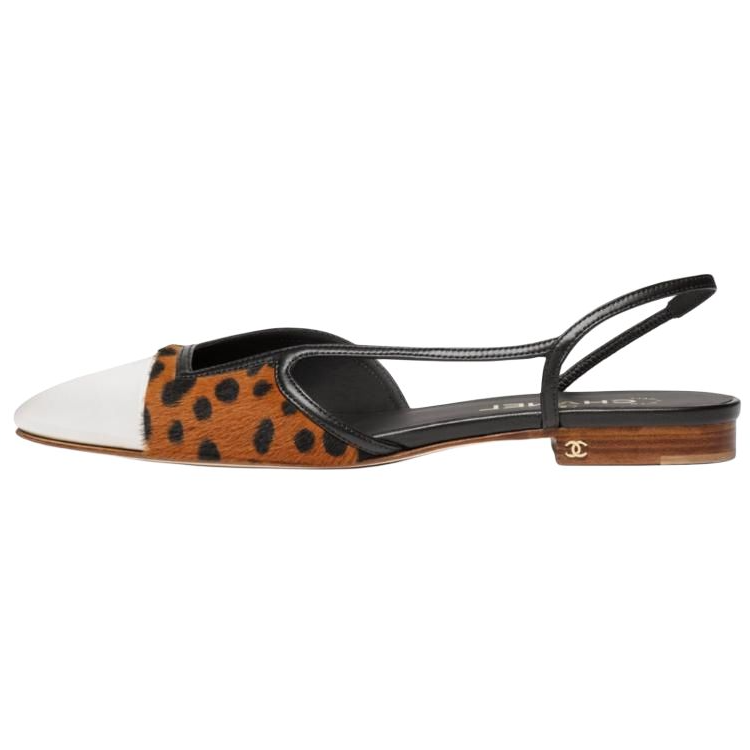 CHANEL Women's Casual Shoes Women's Brown Black And White