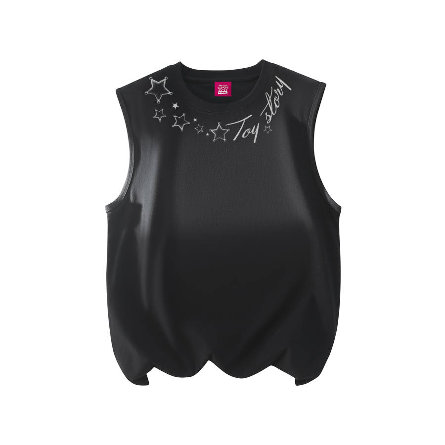 Disney Tank Tops Unisex Crew Neck Thin Sleeveless