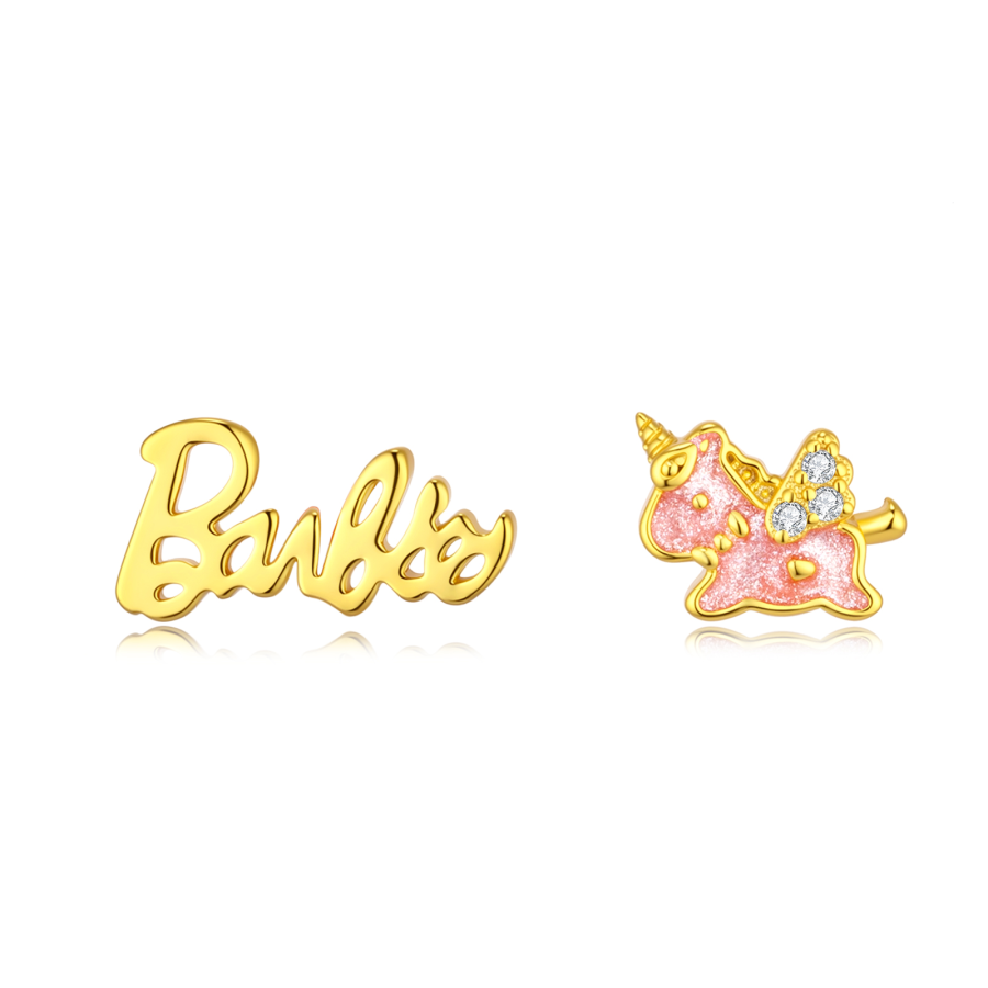 Barbie Synthetic Cubic Zirconia Alloy Stud Earrings Women's