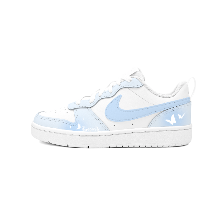 Nike Nike Court Borough Skateboard Shoes Women's Low Top Blue