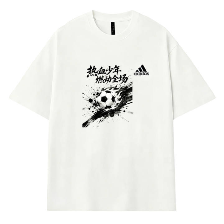 Adidas Adidas MUST HAVES T Shirts Unisex Ecru Crew Neck Thin