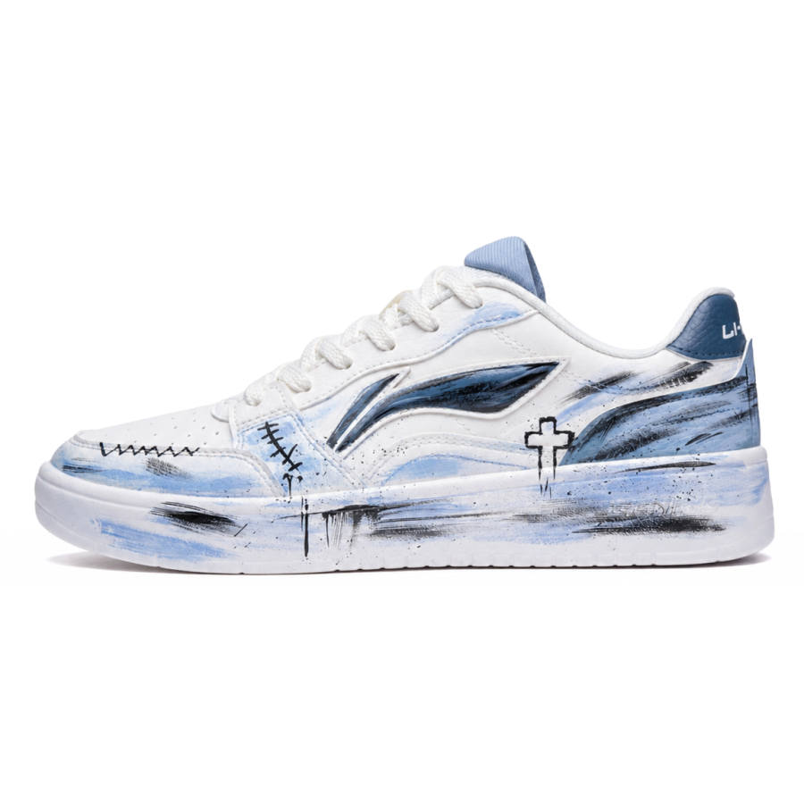 Li-Ning Li Ning Sycee Skateboard Shoes Unisex Low Top Black, Blue