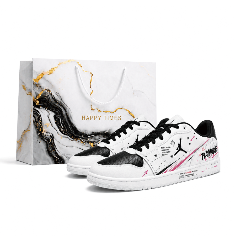 Jordan Jordan COURT CONNECT Skateboard Shoes Men's Low Top Black White