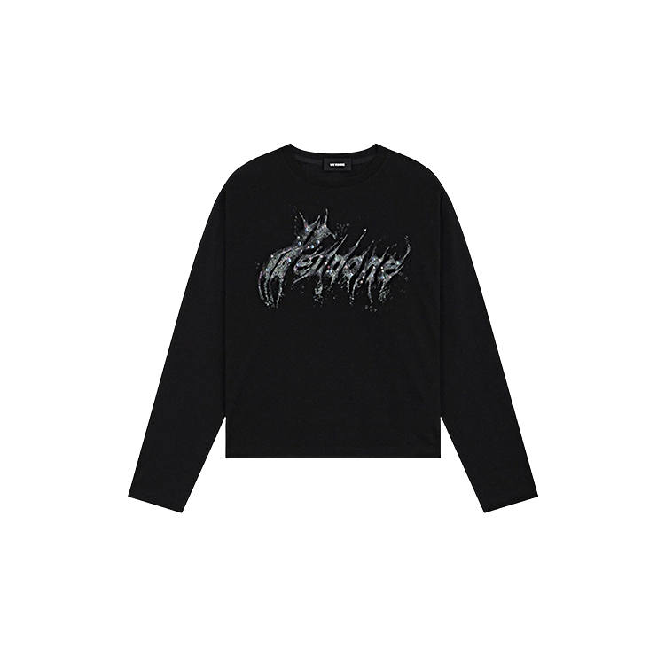 WE11DONE T Shirts Unisex Black Crew Neck Moderate Straight Fit
