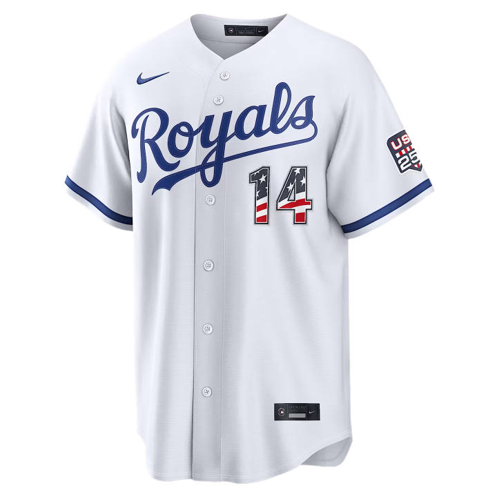 Nike Nike X MLB Baseball Jerseys Men's White V Neck Moderate