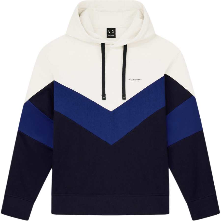 ARMANI EXCHANGE Sweatshirts Men's Blue Hooded Non Detachable Moderate Other