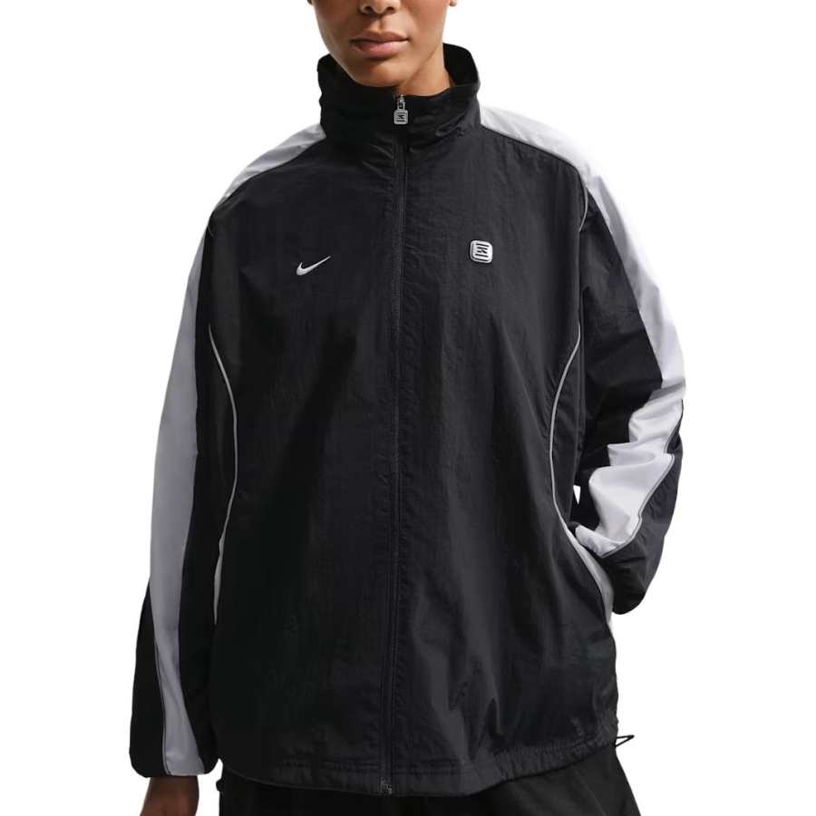 Nike Nike Sportswear Jackets Women's Black/White/White Stand Collar Moderate Other